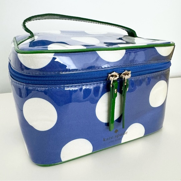 Kate Spade Polka Dot Vanity Case Cosmetic Bag - Picture 1 of 11